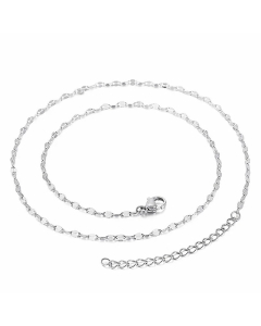 Plain Solid Color Titanium Steel Necklace Plating Stainless Steel Necklaces Fine Quality