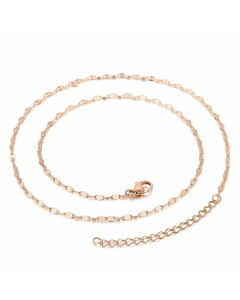 Plain Solid Color Titanium Steel Necklace Plating Stainless Steel Necklaces Fine Quality