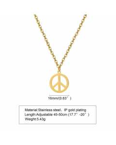 Round Geometric Stainless Steel Necklace Plating Fine Quality For Daily Dressup