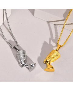 Fashion Plating Stainless Steel Necklaces Human Stainless Steel Pendant Necklace 