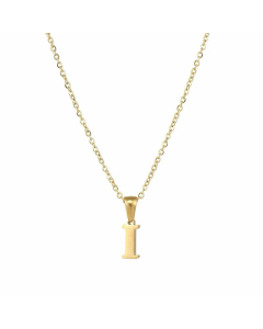 26 Letter Stainless Steel Pendant Necklace Plating Stainless Steel Necklaces 