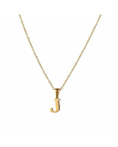 26 Letter Stainless Steel Pendant Necklace Plating Stainless Steel Necklaces 