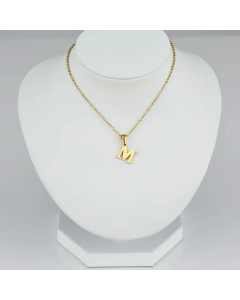26 Letter Stainless Steel Pendant Necklace Plating Stainless Steel Necklaces 