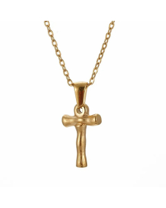 Fashion Gold Plated Stainless Steel Necklaces Letter Titanium Steel Pendant Necklace 
