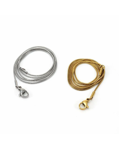 Plain Snake Chain Stainless Steel Necklace Plating Chain Stainless Steel Necklaces