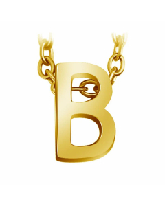 Fashion Letter Stainless Steel Pendant Necklace Plating Stainless Steel Necklaces