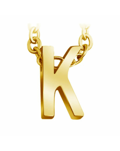 Fashion Letter Stainless Steel Pendant Necklace Plating Stainless Steel Necklaces