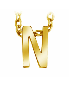 Fashion Letter Stainless Steel Pendant Necklace Plating Stainless Steel Necklaces