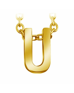 Fashion Letter Stainless Steel Pendant Necklace Plating Stainless Steel Necklaces