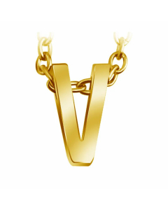 Fashion Letter Stainless Steel Pendant Necklace Plating Stainless Steel Necklaces