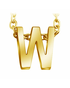 Fashion Letter Stainless Steel Pendant Necklace Plating Stainless Steel Necklaces