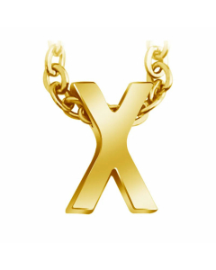 Fashion Letter Stainless Steel Pendant Necklace Plating Stainless Steel Necklaces