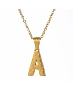 Fashion Patchwork Stainless Steel Necklaces Letter Stainless Steel Necklace 