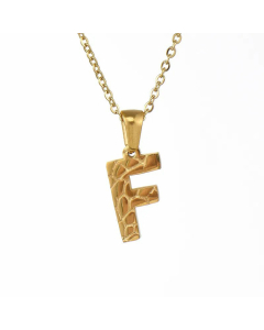 Fashion Patchwork Stainless Steel Necklaces Letter Stainless Steel Necklace 