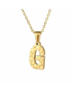 Fashion Patchwork Stainless Steel Necklaces Letter Stainless Steel Necklace 
