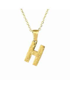 Fashion Patchwork Stainless Steel Necklaces Letter Stainless Steel Necklace 