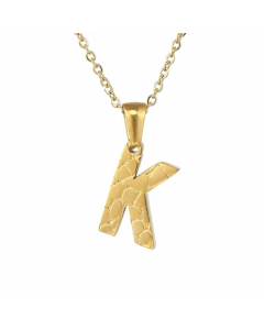 Fashion Patchwork Stainless Steel Necklaces Letter Stainless Steel Necklace 