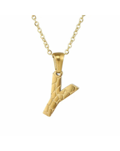 Fashion Patchwork Stainless Steel Necklaces Letter Stainless Steel Necklace 