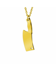 Exaggerated Plating Stainless Steel Necklaces Kitchen Knife Stainless Steel Necklace 