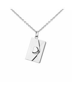 Fashion Envelope Stainless Steel Pendant Necklace Plating Stainless Steel Necklaces