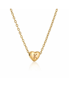 Fashion Gold Plated Stainless Steel Necklaces Letter Stainless Steel Pendant Necklace 