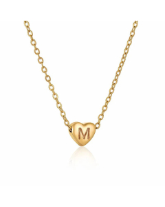 Fashion Gold Plated Stainless Steel Necklaces Letter Stainless Steel Pendant Necklace 