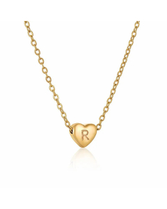 Fashion Gold Plated Stainless Steel Necklaces Letter Stainless Steel Pendant Necklace 