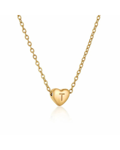 Fashion Gold Plated Stainless Steel Necklaces Letter Stainless Steel Pendant Necklace 