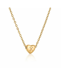 Fashion Gold Plated Stainless Steel Necklaces Letter Stainless Steel Pendant Necklace 