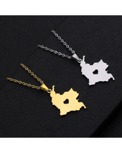 Daily Geometric Stainless Steel Necklace Plating Stainless Steel Necklaces 