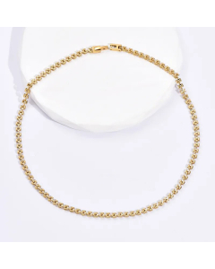 Plain Solid Color Bow Knot Stainless Steel Necklace Plating Stainless Steel Necklaces 
