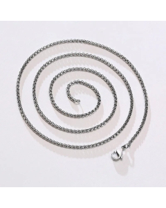 Modern Style Solid Color Stainless Steel Necklace Plating Stainless Steel Necklaces
