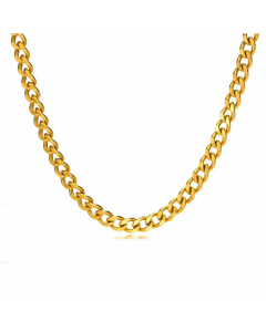 Plain Daily Solid Color Stainless Steel Necklace Plating Stainless Steel Necklaces 
