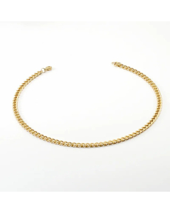 Daily Curby Chain Titanium Steel Necklace Plating Stainless Steel Necklaces