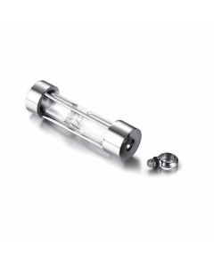 Cool Style Polishing Stainless Steel Necklaces Perfume Bottle Stainless Steel Pendant Necklace -Steel Color-pendant_only