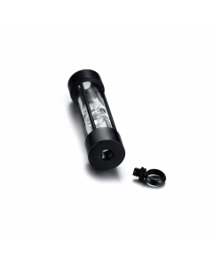 Cool Style Polishing Stainless Steel Necklaces Perfume Bottle Stainless Steel Pendant Necklace -Black-pendant_only