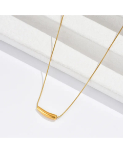 Simple Style Geometric Stainless Steel Necklace Plating Stainless Steel Necklaces Colorza