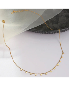 Simple Style Heart Shape Stainless Steel Necklace Polishing Stainless Steel Necklaces Colorza