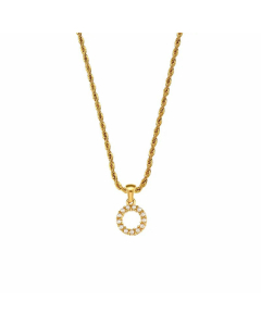 Fashion Plating Inlay Pearl Stainless Steel Necklaces Letter Stainless Steel Pendant Necklace 