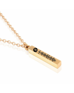 Fashion Enamel Plating Necklace Simple Style Geometric Waves Stainless Steel 