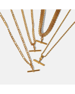 Fine Quality Wholesale Jewelry Supplier Fashion Geometric Stainless Steel Necklace Plating Stainless Steel Necklaces 