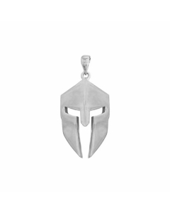 Casual Plating Stainless Steel Necklaces Mask Stainless Steel Pendant Necklace -Steel Color-pendant_only
