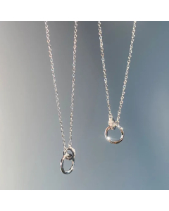 Fashion Round Titanium Steel Necklace Plating Stainless Steel Necklaces