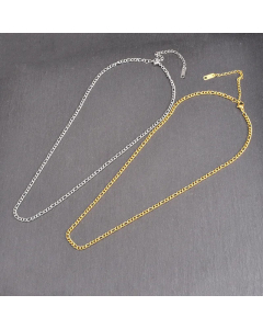 Fashion Solid Color Titanium Steel Necklace Plating Stainless Steel Necklaces