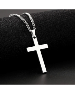 Non-Fading Cross Pendent Stainless Steel Plating Necklace Colorza