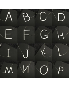 Colorza Simple Style Letter Stainless Steel Pendant Necklace 