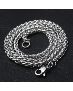 Plain Solid Color Stainless Steel Plating Necklace Wholesale