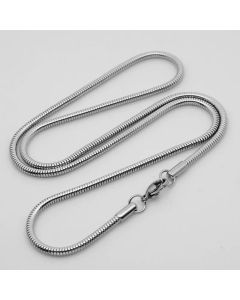 Plain Solid Color Snake Chain Titanium Steel Necklace Fine Jewelry Wholesale Supplier 