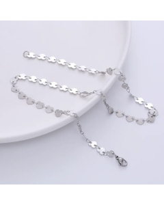 Solid Color Heart Shape Stainless Steel Plating Necklace Colorza
