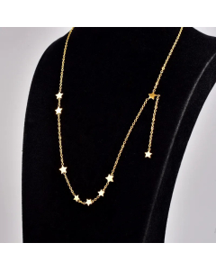 Fashion Plating Star Titanium Steel Necklace Colorza Wholesale